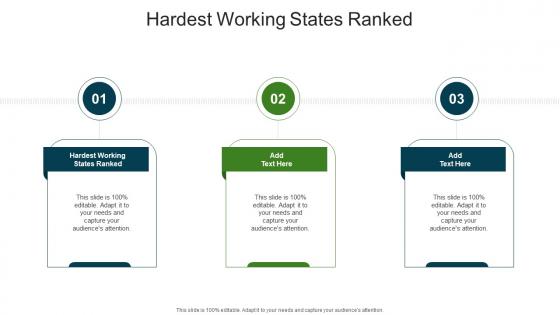 Hardest Working States Ranked In Powerpoint And Google Slides Cpb