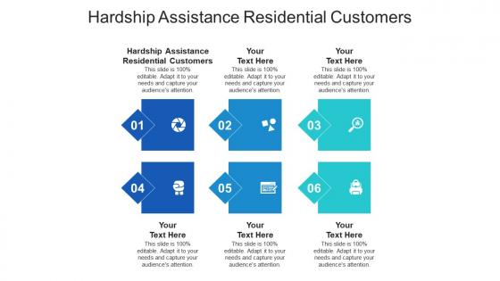 Hardship assistance residential customers ppt powerpoint presentation infographic template visuals cpb