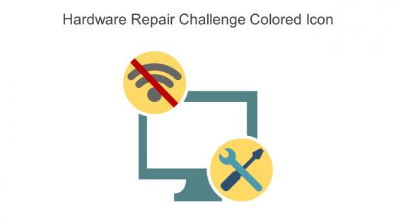 Hardware Repair Challenge Colored Icon In Powerpoint Pptx Png And Editable Eps Format