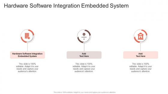 Hardware Software Integration Embedded System In Powerpoint And Google Slides Cpb