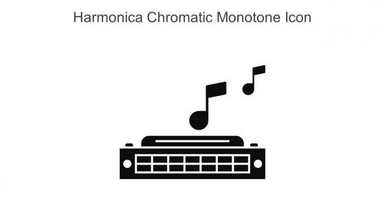 Harmonica Chromatic Monotone Icon In Powerpoint Pptx Png And Editable Eps Format