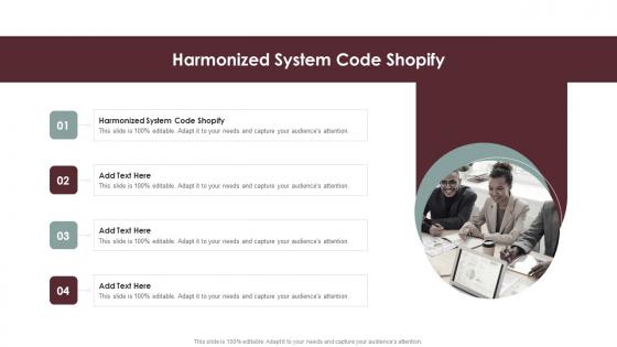 Harmonized System Code Shopify In Powerpoint And Google Slides Cpb