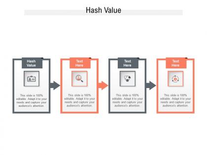 Hash value ppt powerpoint presentation infographics design ideas cpb