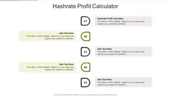 Hashrate Profit Calculator In Powerpoint And Google Slides Cpb