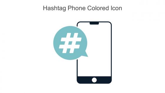 Hashtag Phone Colored Icon In Powerpoint Pptx Png And Editable Eps Format