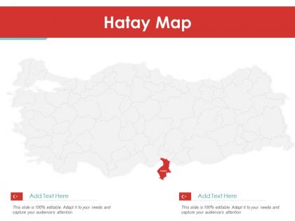 Hatay map powerpoint presentation ppt template