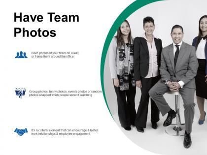 Have team photos introduction ppt infographics slide download