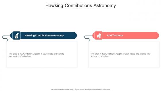 Hawking Contributions Astronomy In Powerpoint And Google Slides Cpb