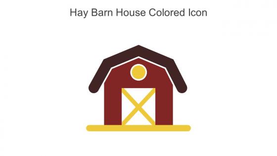 Hay Barn House Colored Icon In Powerpoint Pptx Png And Editable Eps Format