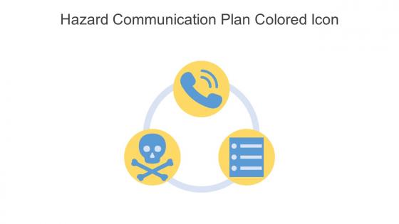 Hazard Communication Plan Colored Icon In Powerpoint Pptx Png And Editable Eps Format