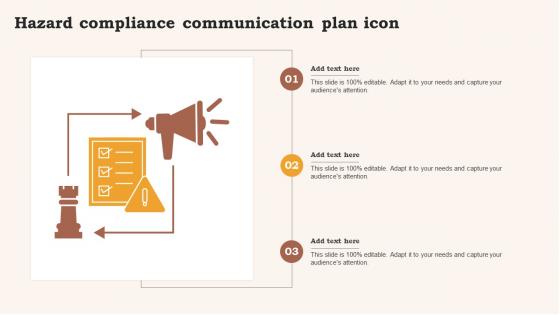 Hazard Compliance Communication Plan Icon