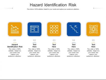 Hazard identification risk ppt powerpoint presentation icon summary cpb