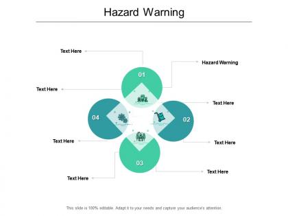 Hazard warning ppt powerpoint presentation professional master slide cpb