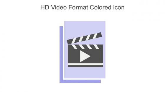 HD Video Format Colored Icon In Powerpoint Pptx Png And Editable Eps Format