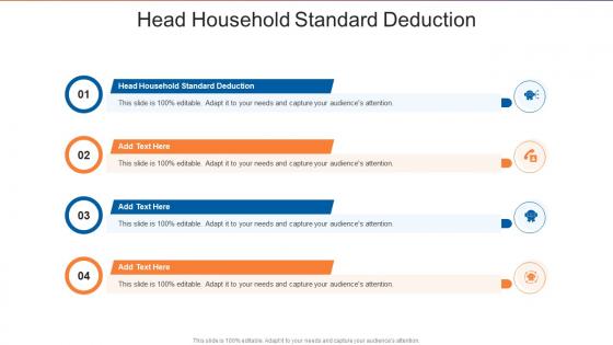 Head Household Standard Deduction In Powerpoint And Google Slides Cpb