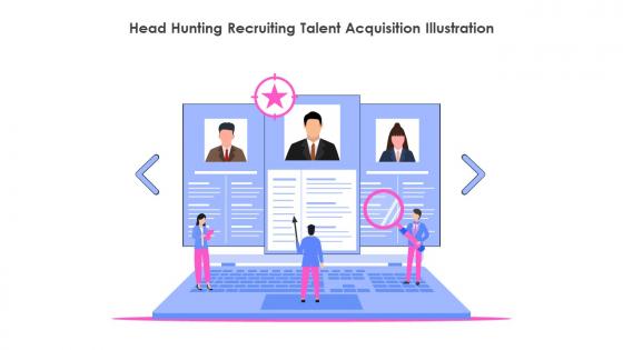 Head Hunting Recruiting Talent Acquisition Illustration