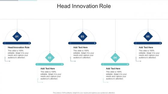 Head Innovation Role In Powerpoint And Google Slides Cpb