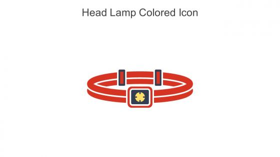 Head Lamp Colored Icon In Powerpoint Pptx Png And Editable Eps Format