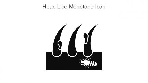 Head Lice Monotone Icon In Powerpoint Pptx Png And Editable Eps Format