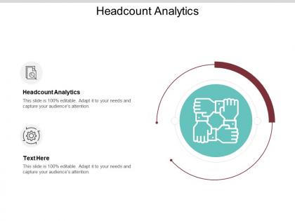 Headcount analytics ppt powerpoint presentation icon brochure cpb