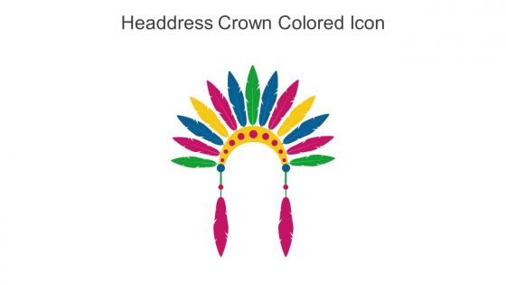 Headdress Crown Colored Icon In Powerpoint Pptx Png And Editable Eps Format