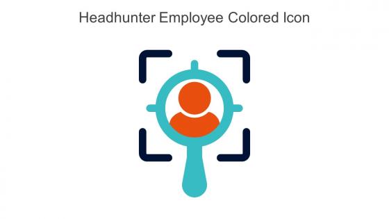 Headhunter Employee Colored Icon In Powerpoint Pptx Png And Editable Eps Format