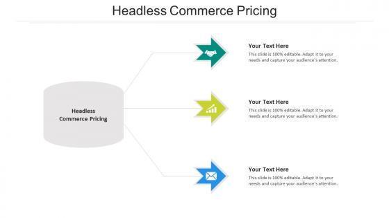 Headless commerce pricing ppt powerpoint presentation professional portfolio cpb