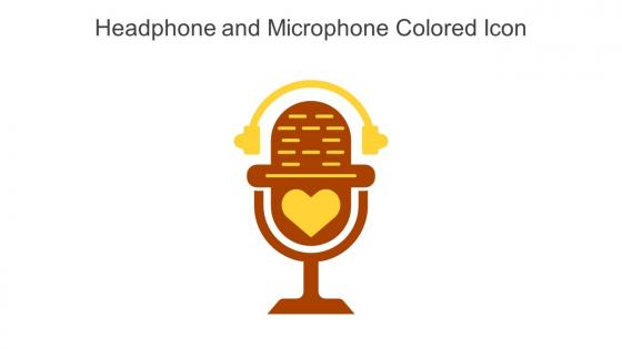 Headphone And Microphone Colored Icon In Powerpoint Pptx Png And Editable Eps Format