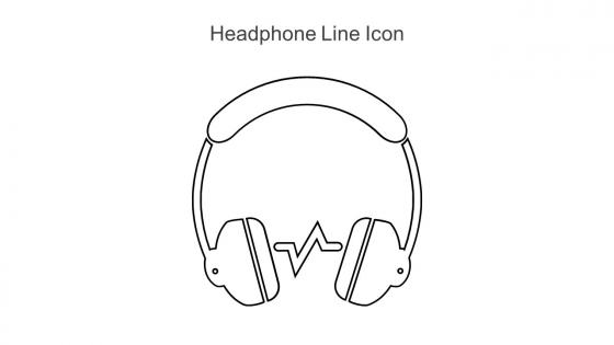Headphone Line Icon