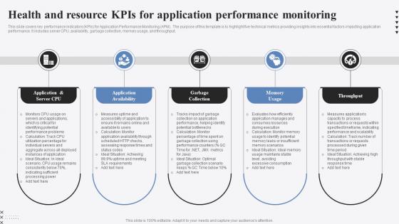 Health KPIs PowerPoint Presentation and Slides | SlideTeam