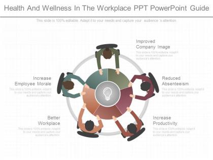 Health and wellness in the workplace ppt powerpoint guide