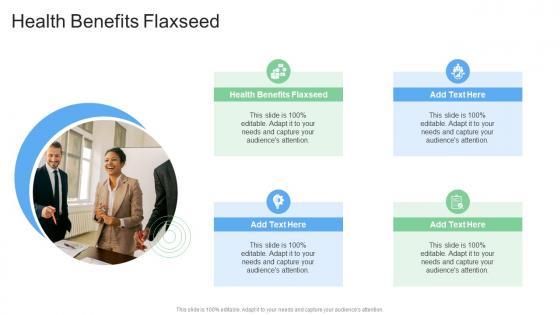 Health Benefits Flaxseed In Powerpoint And Google Slides Cpb