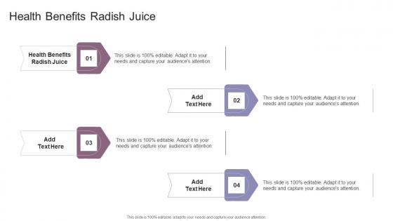Health Benefits Radish Juice In Powerpoint And Google Slides Cpb