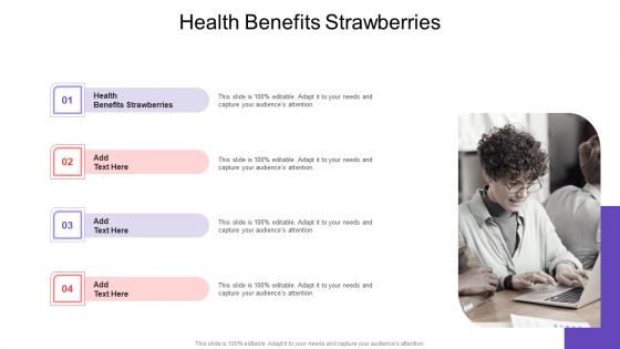 Health Benefits Strawberries In Powerpoint And Google Slides Cpb