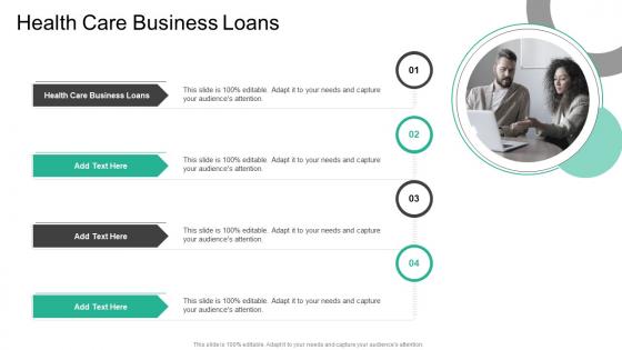 Health Care Business Loans In Powerpoint And Google Slides Cpb