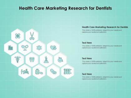 Health care marketing research for dentists ppt powerpoint presentation portfolio examples