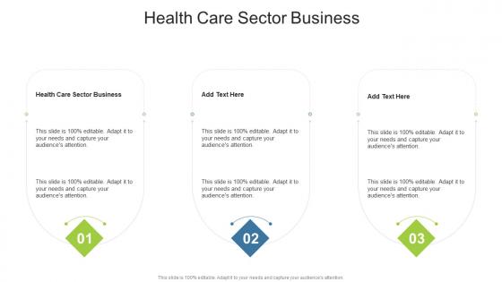 Health Care Sector Business In Powerpoint And Google Slides Cpb