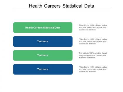 Health careers statistical data ppt powerpoint presentation layouts slide portrait cpb