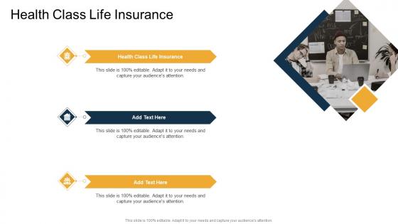 Health Class Life Insurance In Powerpoint And Google Slides Cpb