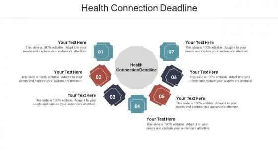 Health connection deadline ppt powerpoint presentation infographics slide portrait cpb