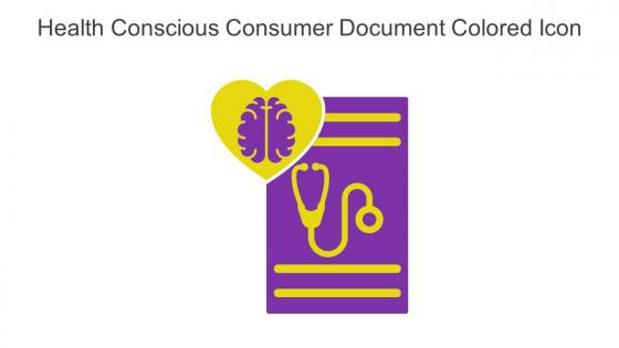 Health Conscious Consumer Document Colored Icon In Powerpoint Pptx Png And Editable Eps Format