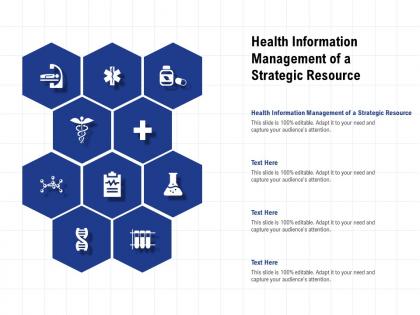 Health information management of a strategic resource ppt powerpoint presentation professional graphics download