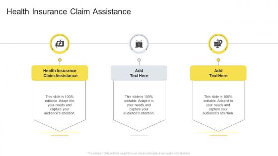 Health Insurance Claim Assistance In Powerpoint And Google Slides Cpb