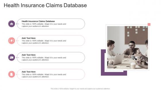 Health Insurance Claims Database In Powerpoint And Google Slides Cpb