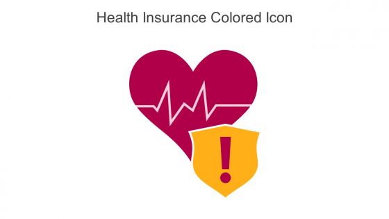 Health Insurance Colored Icon In Powerpoint Pptx Png And Editable Eps Format