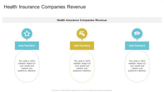 Health Insurance Companies Revenue In Powerpoint And Google Slides Cpb