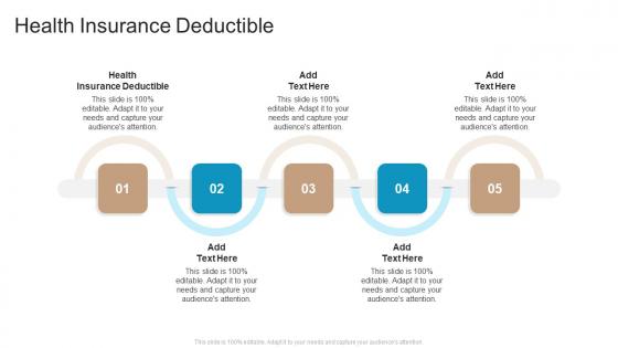 Health Insurance Deductible In Powerpoint And Google Slides Cpb