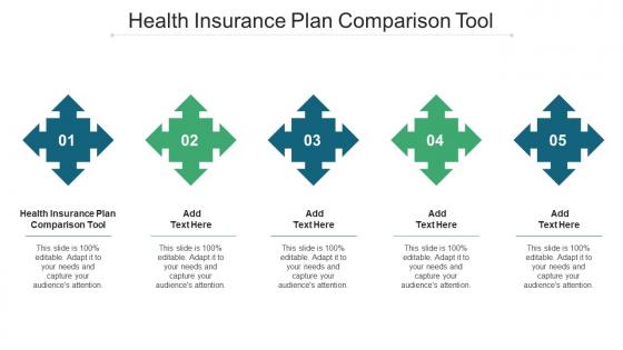 Health Insurance Plan Comparison Tool Ppt Powerpoint Presentation Gallery Cpb