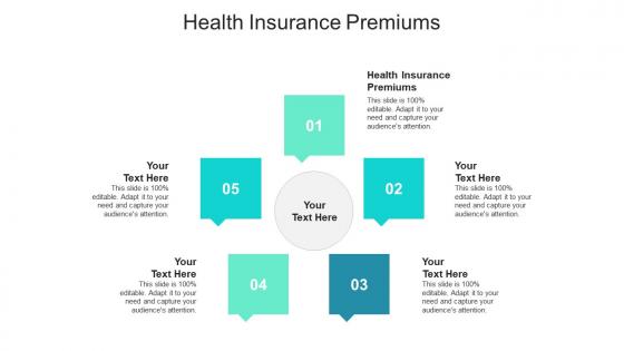 Health insurance premiums ppt powerpoint presentation styles slides cpb