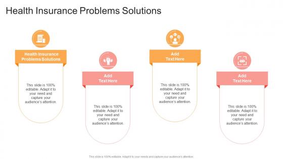 Health Insurance Problems Solutions In Powerpoint And Google Slides Cpb